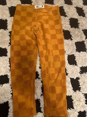 Cotton On Kids Checkerboard Mustard Yellow Leggings